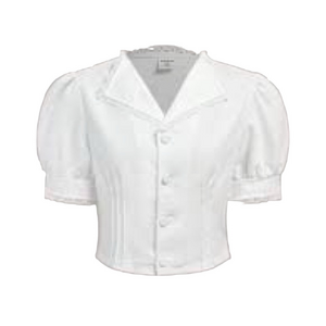 SHEIN Women’s White Puff Sleeve Blouse With Lace